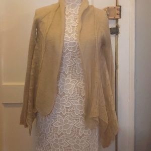 Camel color, sheer, light, summer sweater